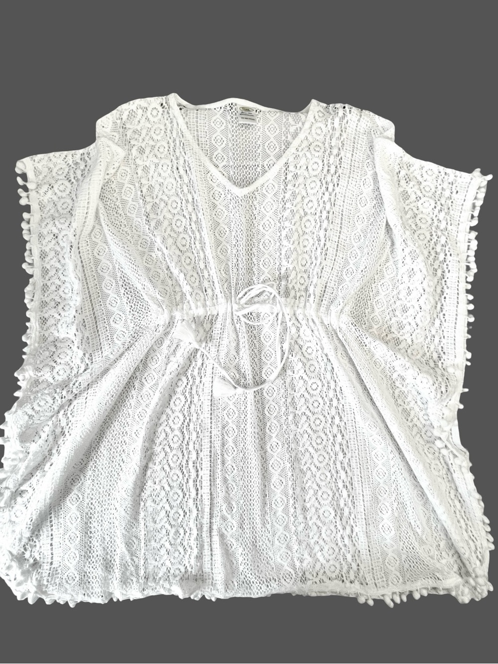 Rima Beachworld All Cotton Crochet Lace Kaftan Swimsuit Cover-up O/S - Picture 7 of 7